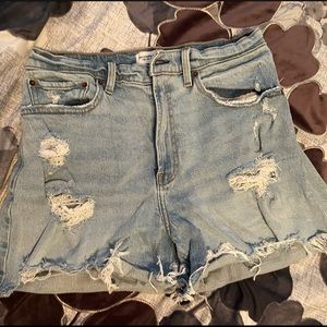 Abercrombie&Fitch High Rise Curve Love shorts